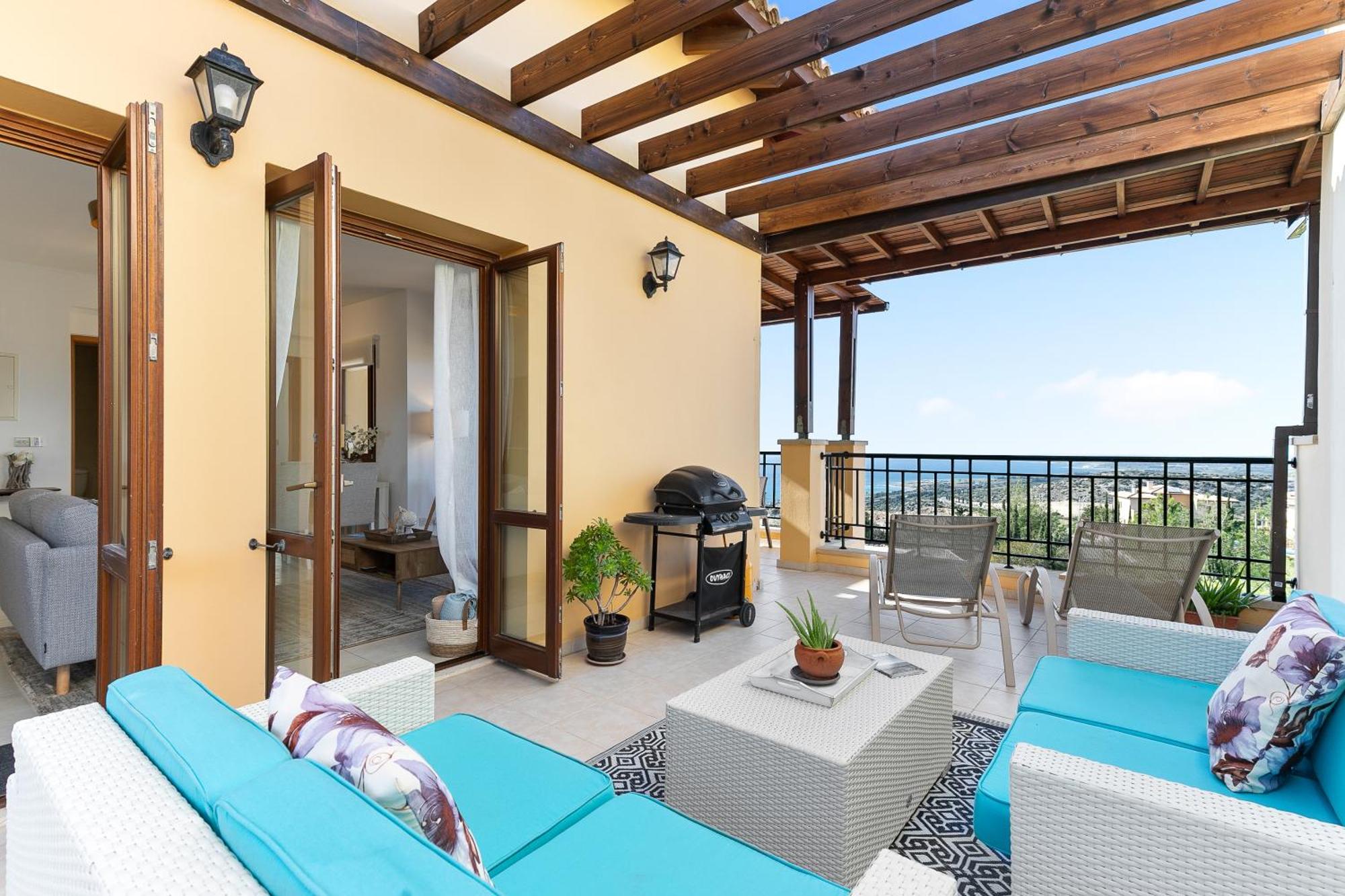 1 Bedroom Apartment Pyrgos With Beautiful Sea And Sunset Views, Aphrodite Hills Resort Kouklia Exterior foto