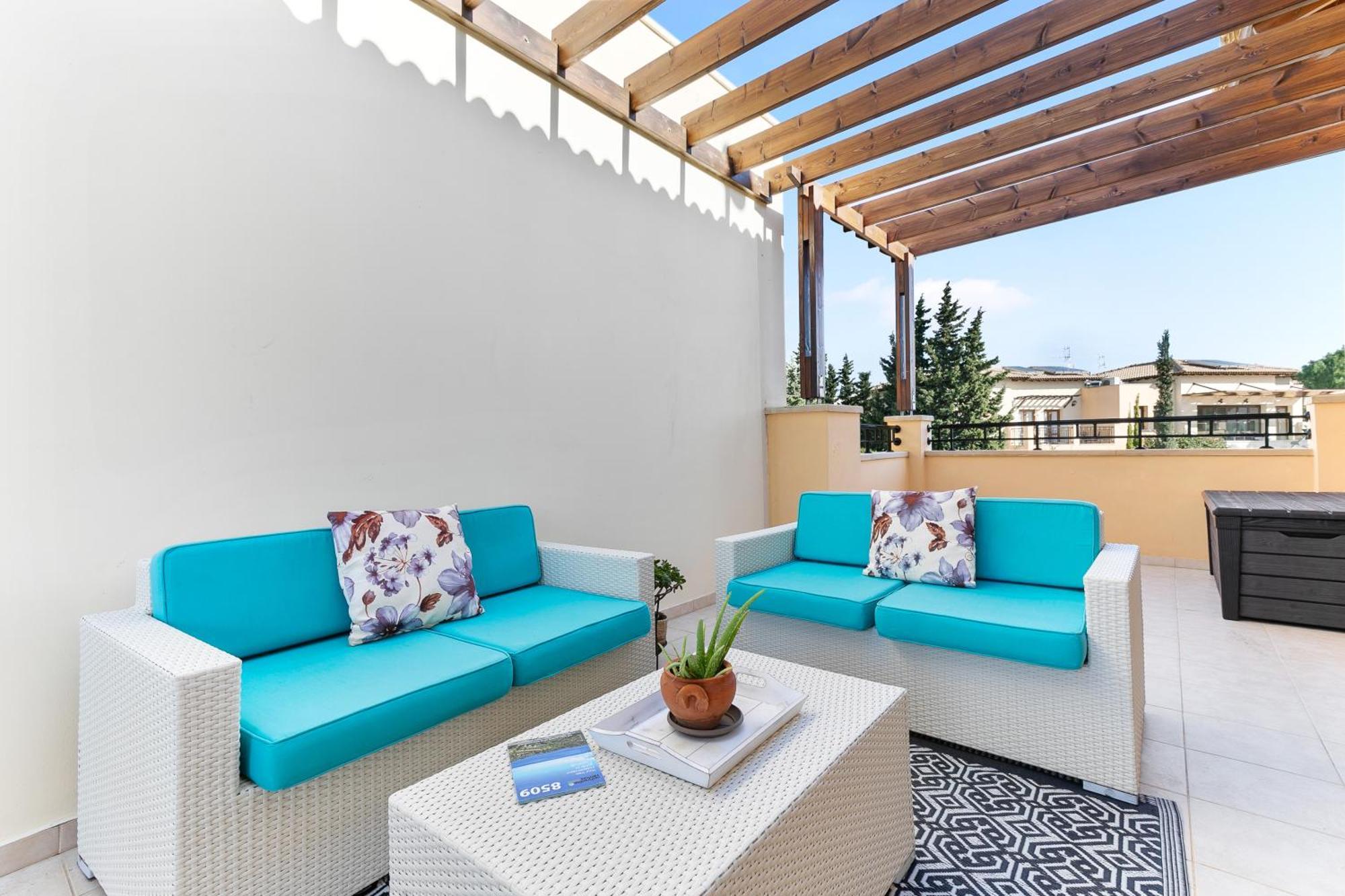 1 Bedroom Apartment Pyrgos With Beautiful Sea And Sunset Views, Aphrodite Hills Resort Kouklia Exterior foto